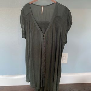 Free People Army Green Top Sz. M